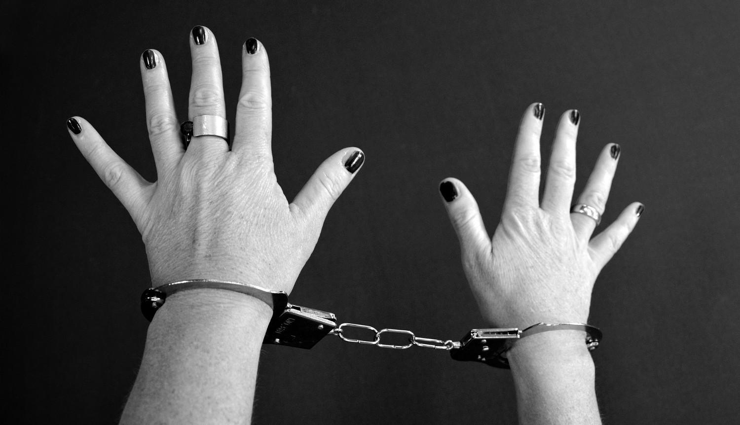 handcuffs woman