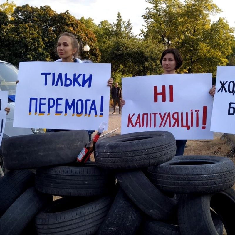 У Харкові протестували проти обміну обвинувачених у теракті