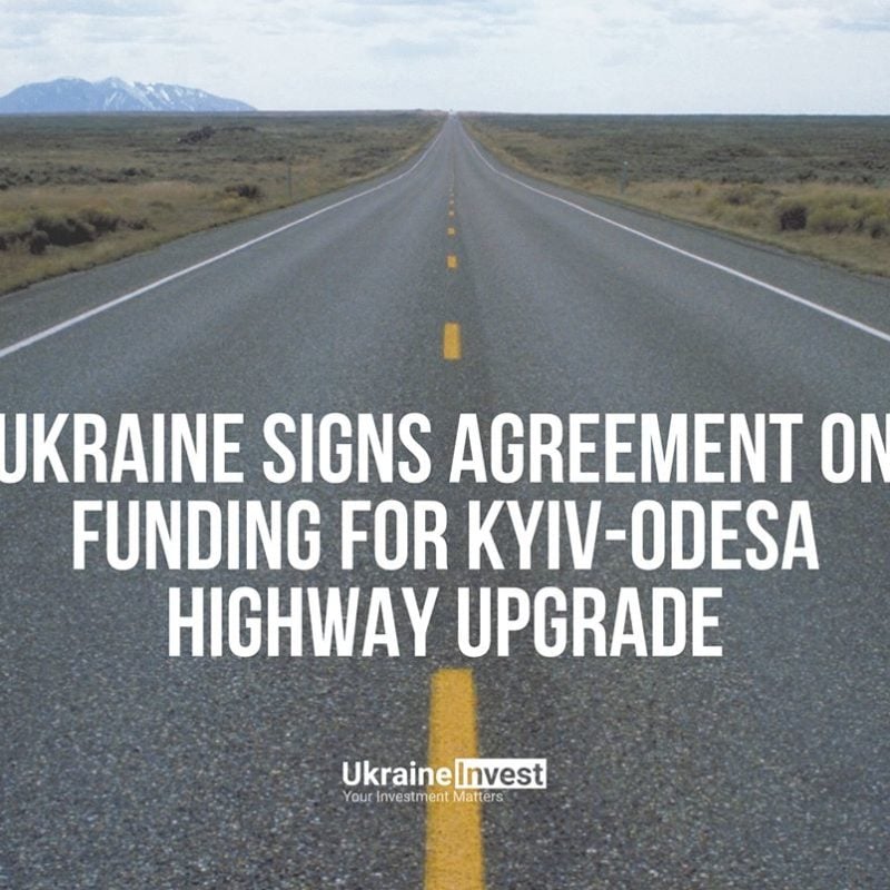Kyiv-Odesa highway will be changed into a European standard motorway
