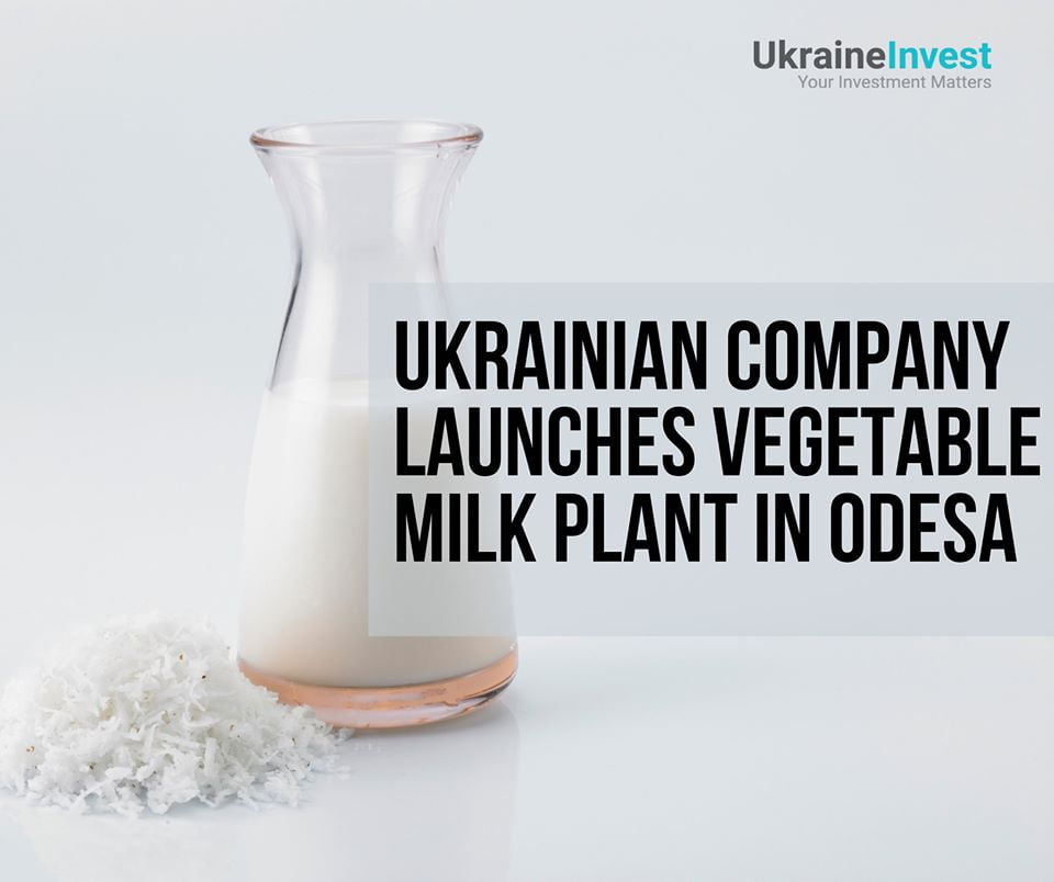 Ukrainian company launches vegetable milk plant near Odesa 2