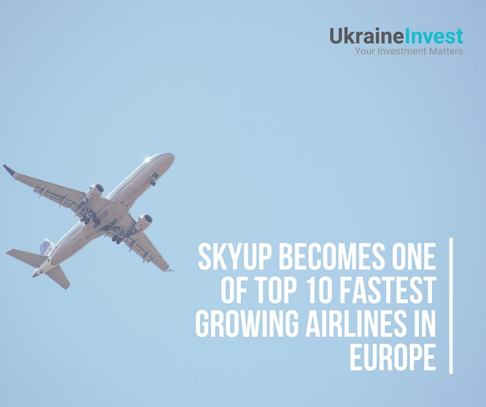 SkyUp Airlines has become 7th fastest growing airline in Europe 2