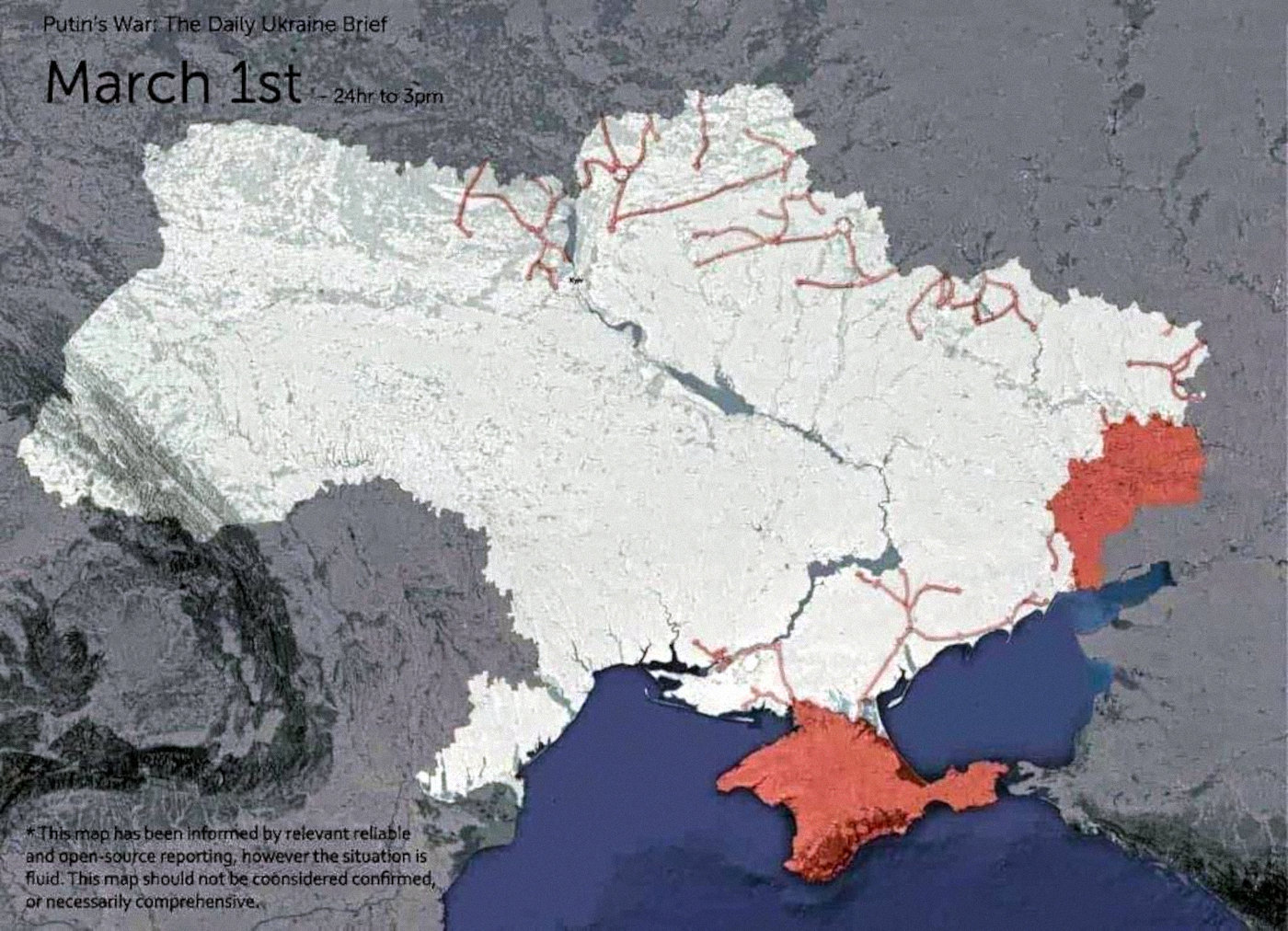 russians have almost no control of territory through which they advanced - CCD