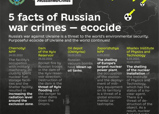 russian war crimes in Ukraine - ecocide 3