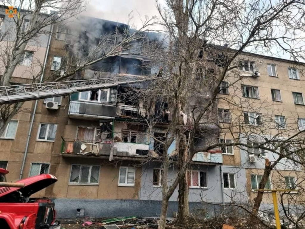 destroyed buildings in mykolaiv