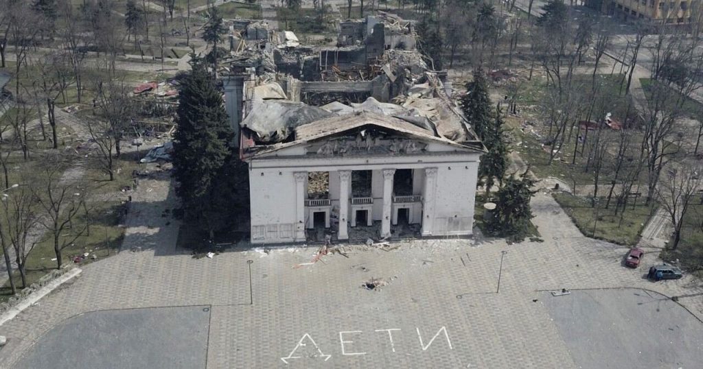russia has released a pseudo-documentary to rewrite the history of the destruction of the Mariupol Drama Theatre