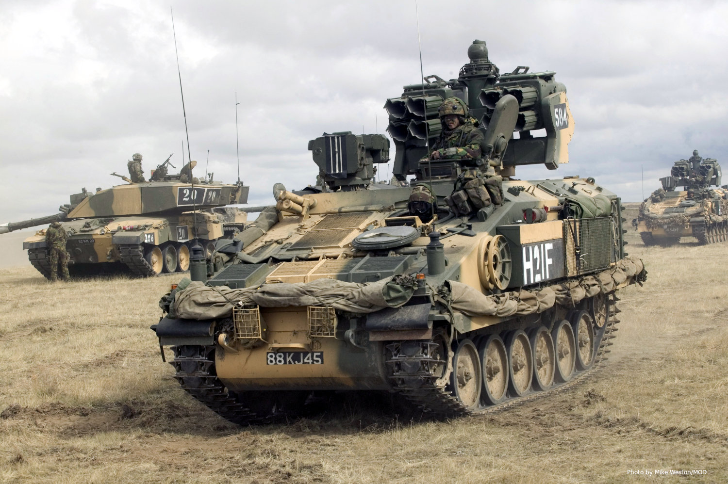 Six Stormer HVM air defense systems arrive on front line in Ukraine