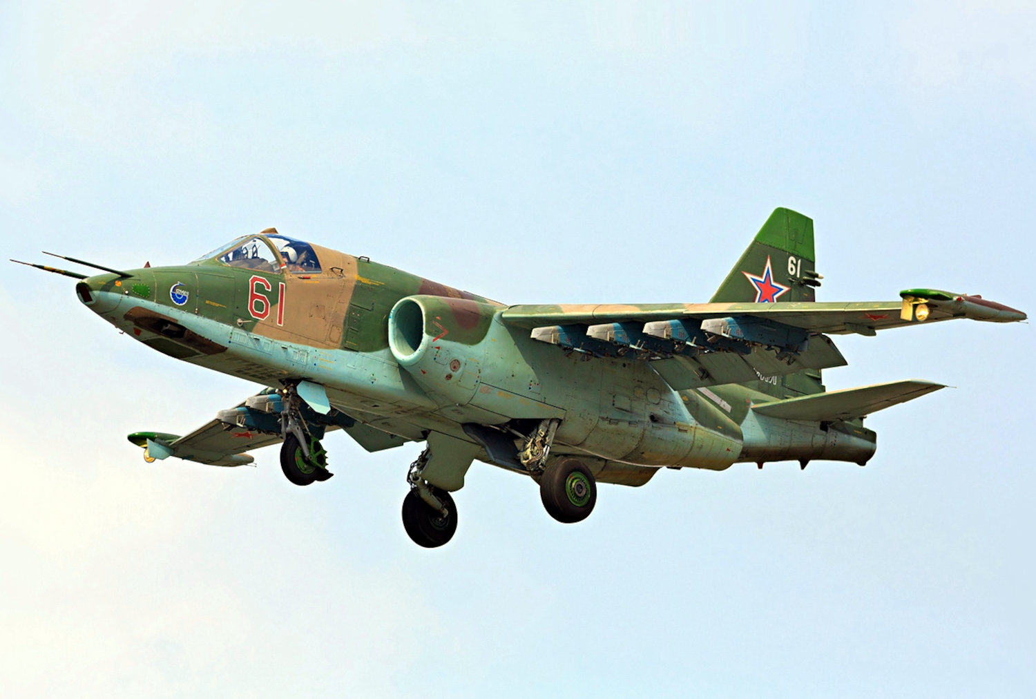 Ukrainian forces shoot down another russian Su-25