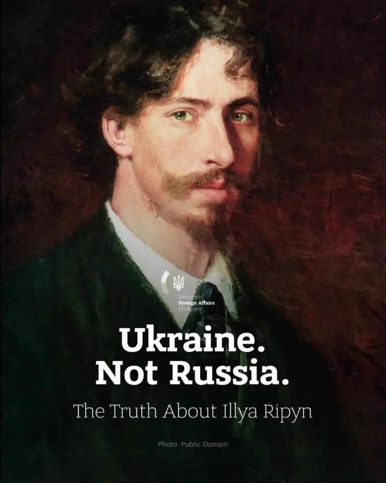 Illya Ripyn created many works inspired by Ukrainian history and culture