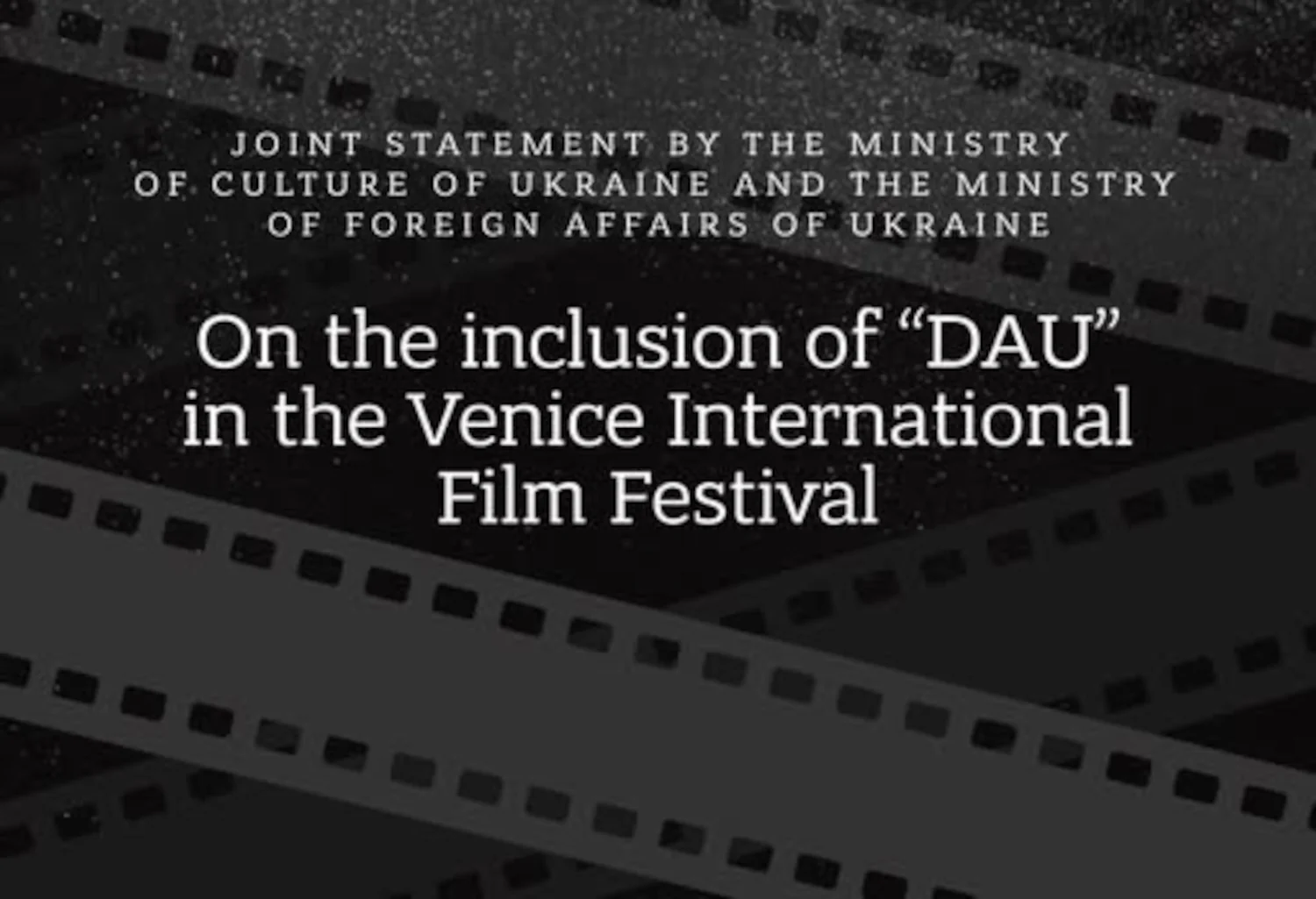 We are calling upon the Venice International Film Festival and the wider cultural community to recognize how russia weaponizes culture as an instrument of its hybrid war – MFA